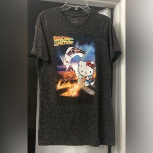 Universal Studios Back To The Future Hello Kitty Women’s Top Shirt Size XL
